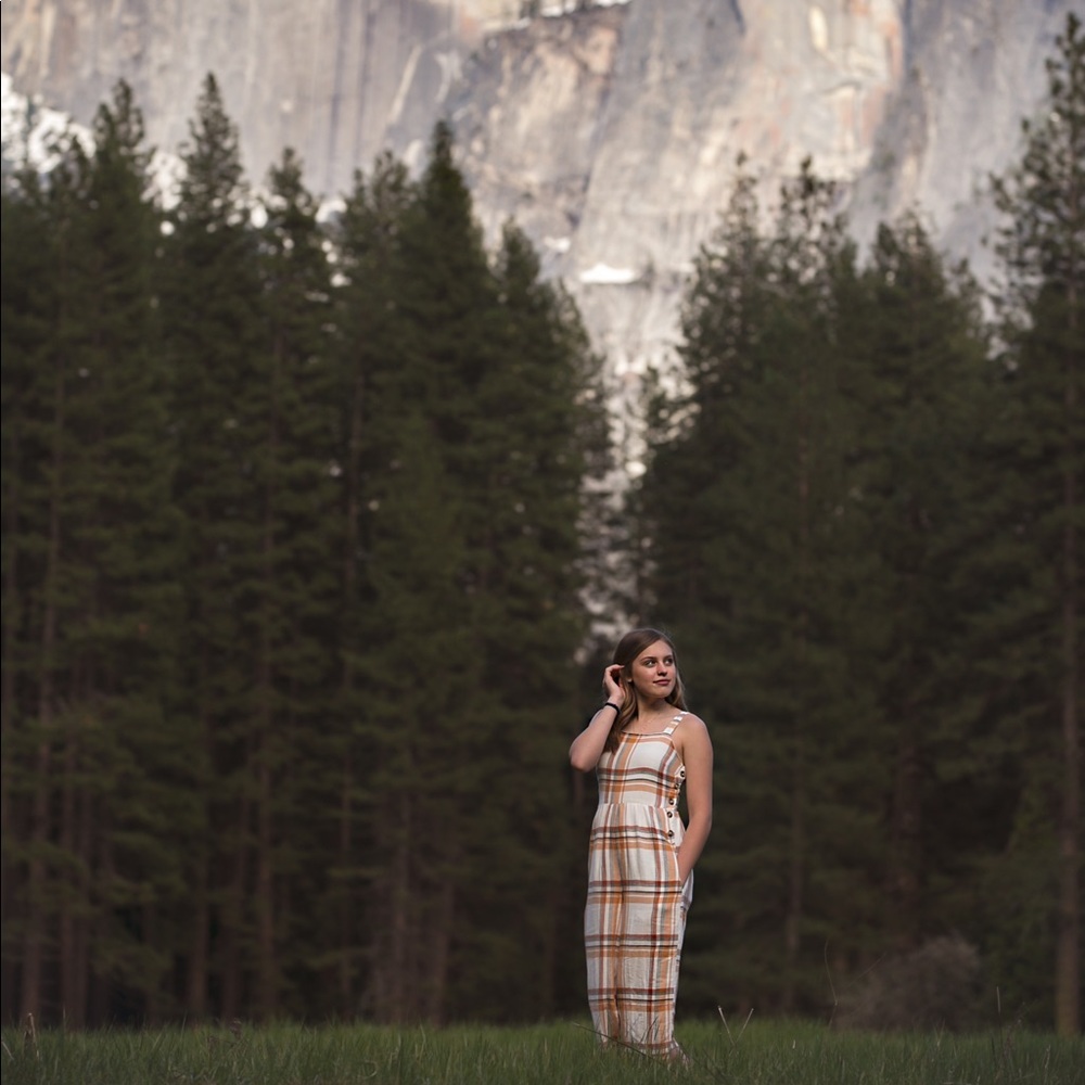 American Eagle Plaid Jumpsuit/Romper